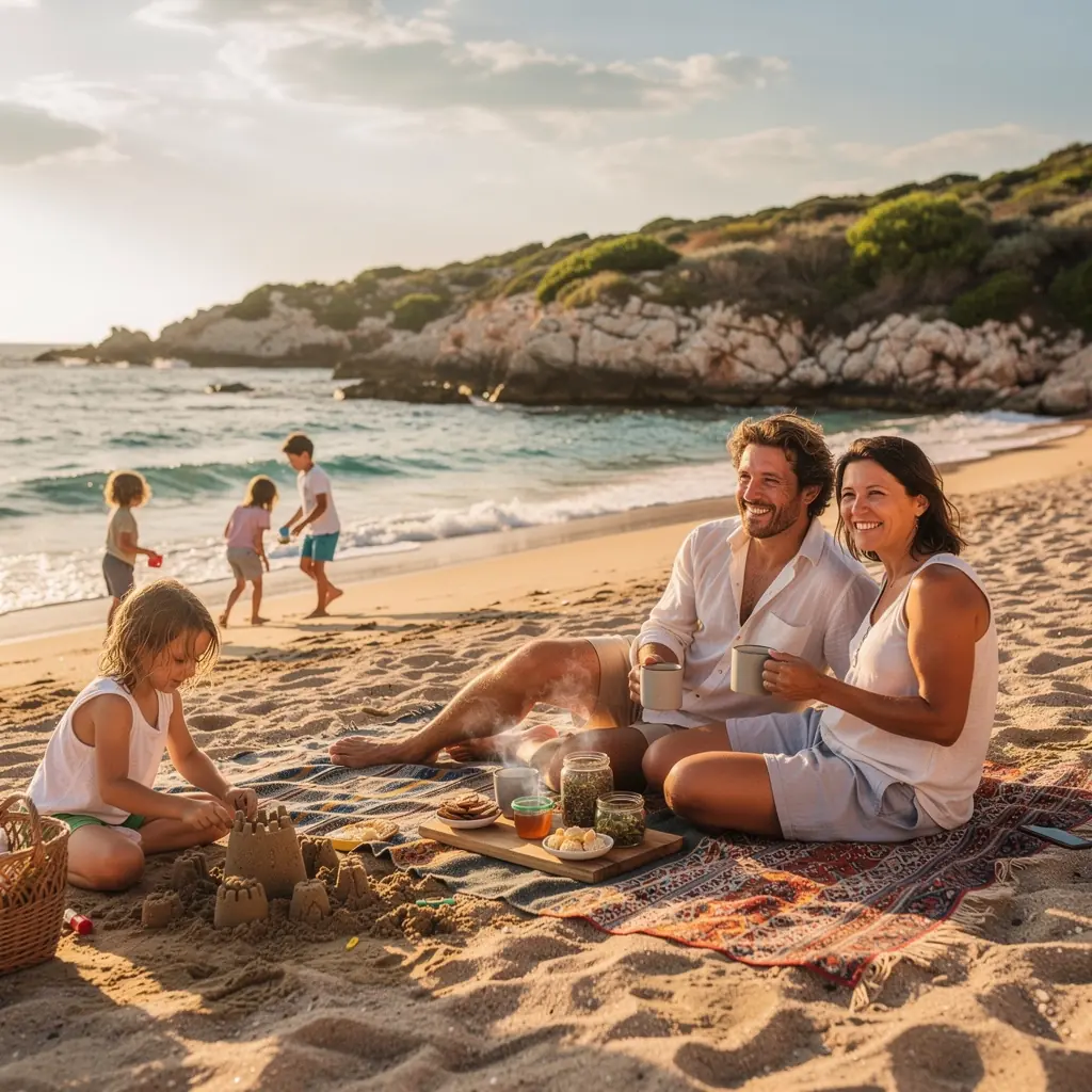 Biljni čaj serviran u elegantnoj šalici s limunom i medom kao dodatkom